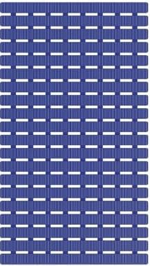 Eyrmat Non-Slip Bathtub Mat, with Suction Cups and Drain Holes, Trimmable Design, 27.5 x 15.7 Inches